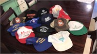 14 vintage ball caps