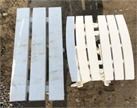 (AF) Outdoor Bench & Side Table
