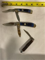 3 Pocket knives