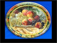 FRUIT DECORATED SERVING TRAY