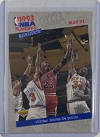 1993 Upper Deck Playoffs Michael Jordan Card