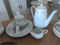 Vintage Tea Pot and Fine China