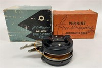 Vintage Fishing Reel With 2 Boxes