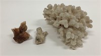 Lot of 3 Pieces of Coral