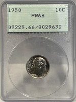 S - 1950 ROOSEVELT DIME (D45)