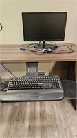 22" LG Monitor, Keyboard, & Logitech Mouse