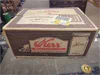 Kerr Pint Mason Jars, Case of 12, New