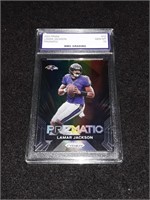 Lamar Jackson 2023 Prizm GEM MT 10 Prizmatic