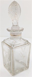 Mary Gregory Glass Perfume Bottle