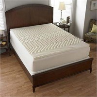 Mainstays 1.25 7-Zone Foam Mattress Topper  Queen