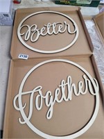BETTER TOGETHER WALL DECOR