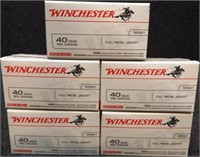 (500) Rounds .40 S&W Winchester Ammunition
