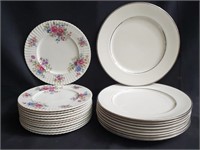 Lenox & Flintridge china plates, box lot
