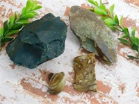 MIXED LOT ROCK STONE LAPIDARY SPECIMEN