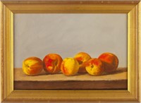 P. Zeigler (NC), "Still Life #79 - Six Peaches"