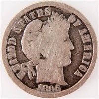 Coin 1895-S Barber Dime Key Date!