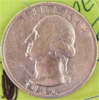 Coin  1932-D Washington Quarter Key Date