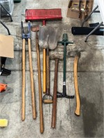 lot of garden tools