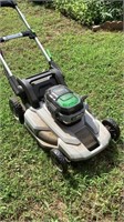 EGO 56v 21” electorate lawnmower, with charger,