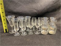 (9) Miniature Glasses (4) Miniature Glass