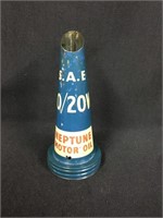 Neptune 20/20 oil bottle tin top
