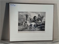 Theodre Gericault- "Horses Going to Fair" Print