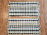 Small Floor Rag Rug 29 x 16"