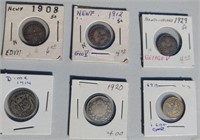 Three Early 1900's Newfoundland Nickels