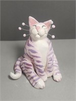 VTG '96 Amy Lacombe WhimsiClay Cat Sculpture
