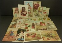 Lot of 20 Victorian Trade Cards: Coffee, Soap