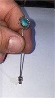 Turquoise stick pin