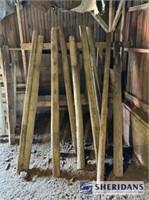 MISC. FENCE POSTS AND LUMBER