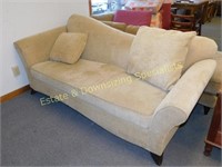 Seven Foot  Antique Style Sofa w/ Curved Back