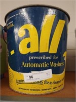 Vintage "ALL" Soap Pail