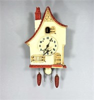 Lux Dutch Cottage Cuckoo Style Pendulette Clock