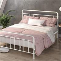 ZINUS Metal Platform Bed Frame White, Twin