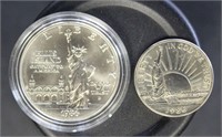 US Coins 1986 Statue of Liberty Commemorative Silv