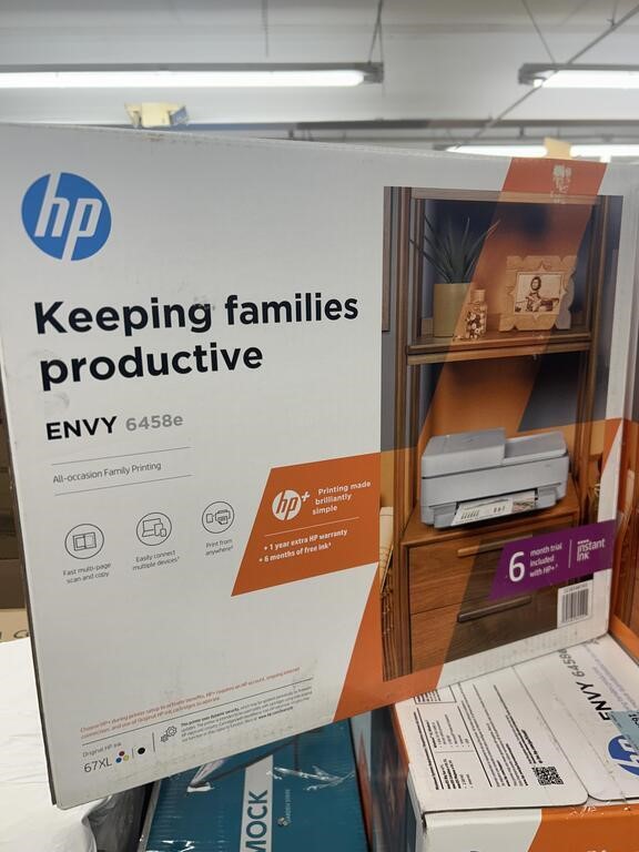 (8x) HP Envy 6458E Printer/Scanner/Copier
