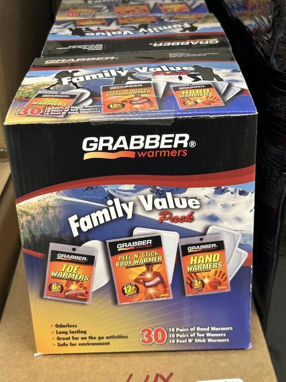 (64x) Box of Grabber Warmers