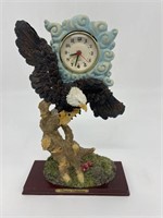Vintage "Premier Collection" Quartz Eagle Clock