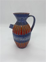 Vintage Hand Painted Vase W/ Handle