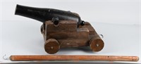 19TH CENTURY SMALL SIGNAL / LINE THROWING CANNON