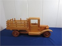 Handmade Wood Stake Bed Truck