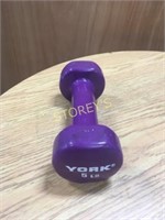 Set of Purple 5lbs Dumbbell