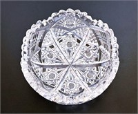 Antique Cut Glass Bowl By Hawkes