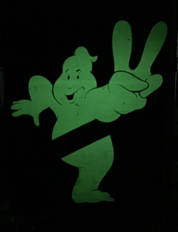 1989 Glow-in-the-dark Ghostbusters poster 23"x33"