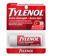 Lot of 4 Tylenol Extra Strength Pain Relief