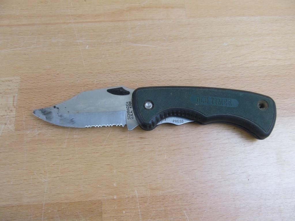Schrade+ USA 47OT Folding Pocket Knife