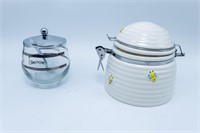 Two Porcelain Kitchen Vessels