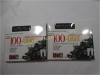 2 100 bulb light strand Multi colored NIB